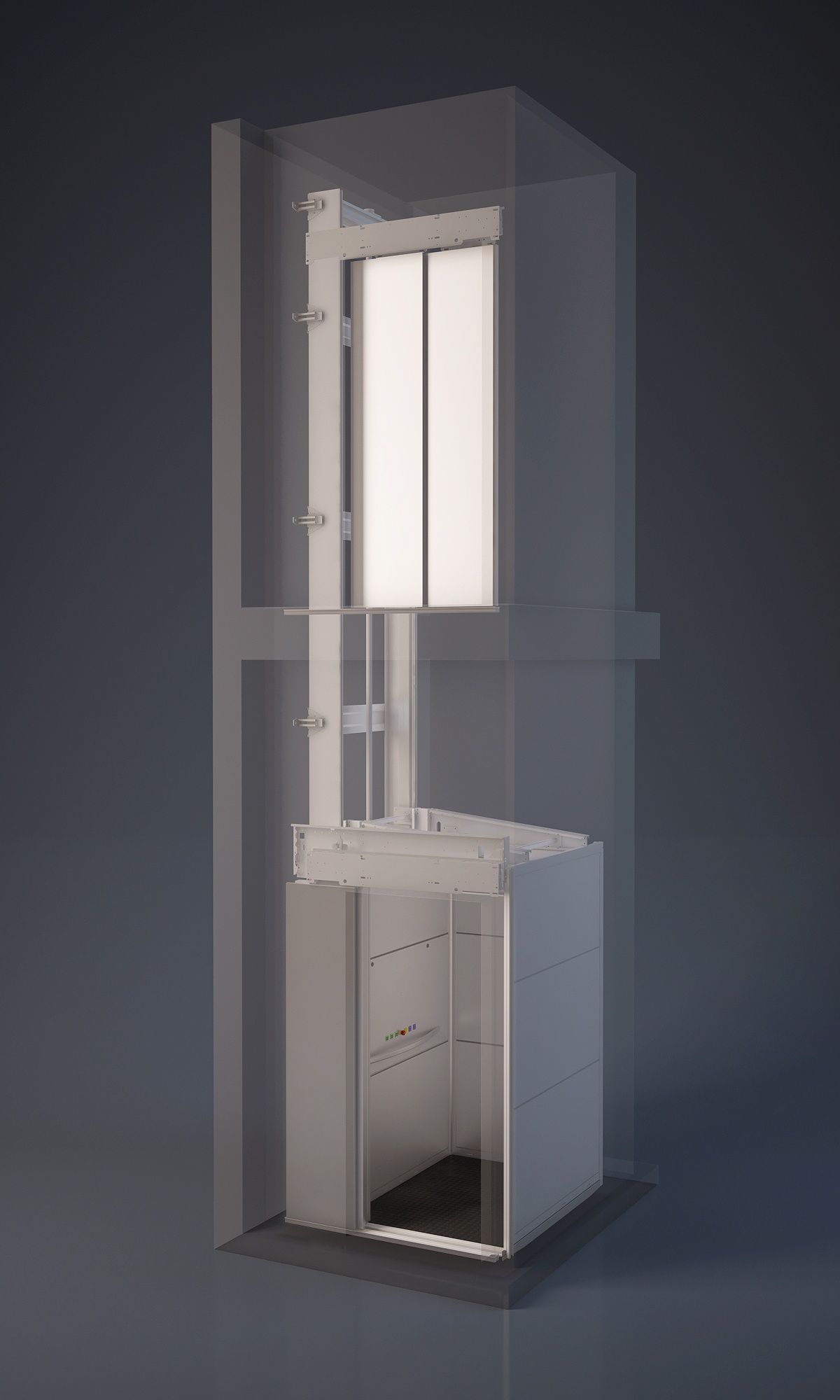 MB 400 cabinelift luxe interieur afwerking