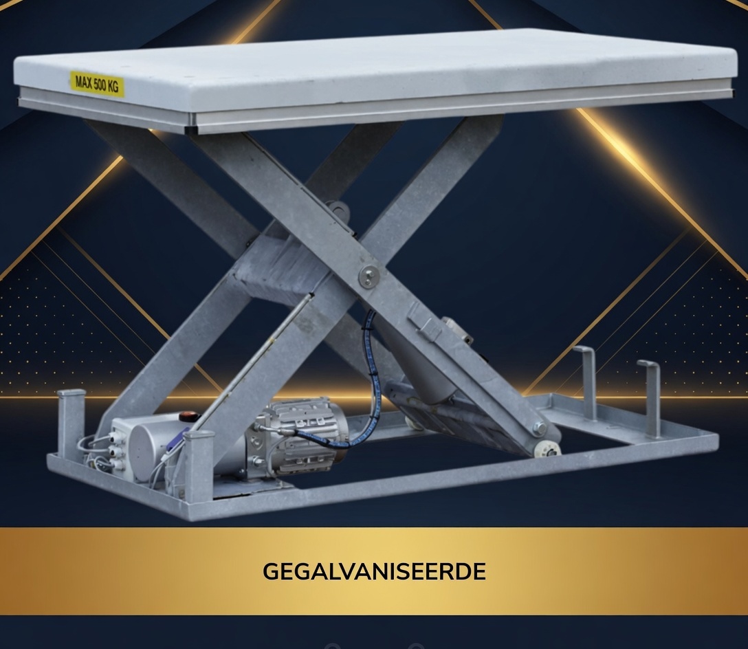 Saxlift heftafel magazijn laadperron