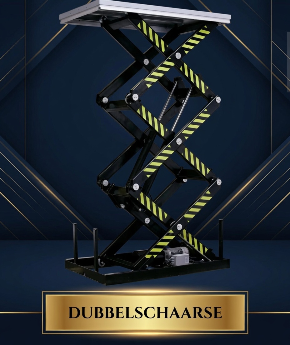 Saxlift schaartafel close-up hydrauliek